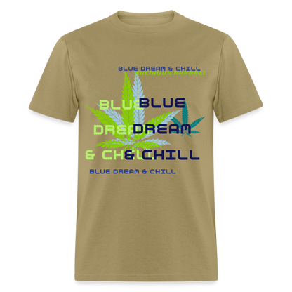 Xo. Blue Dream & Chill All Over Tee - khaki
