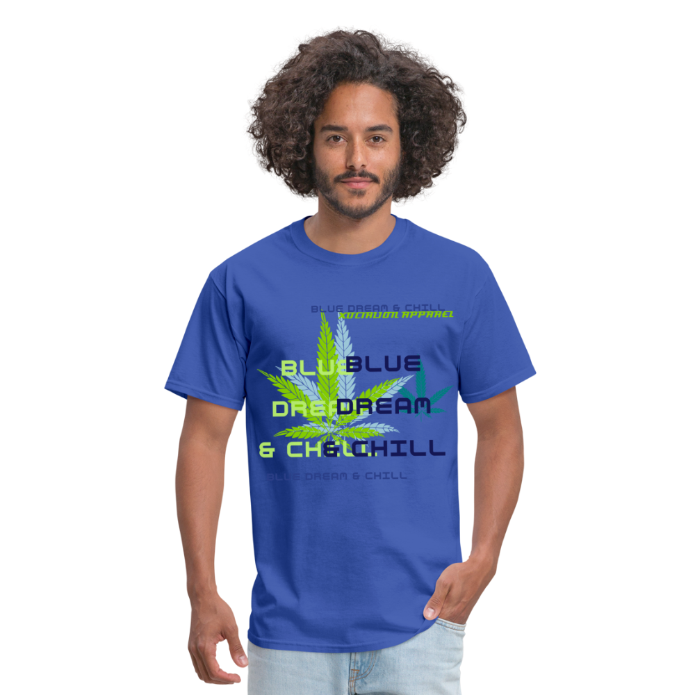 Xo. Blue Dream & Chill All Over Tee - royal blue