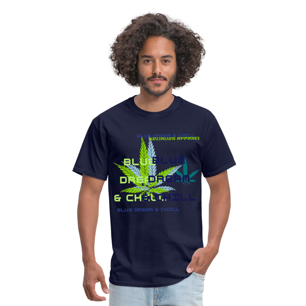 Xo. Blue Dream & Chill All Over Tee - navy