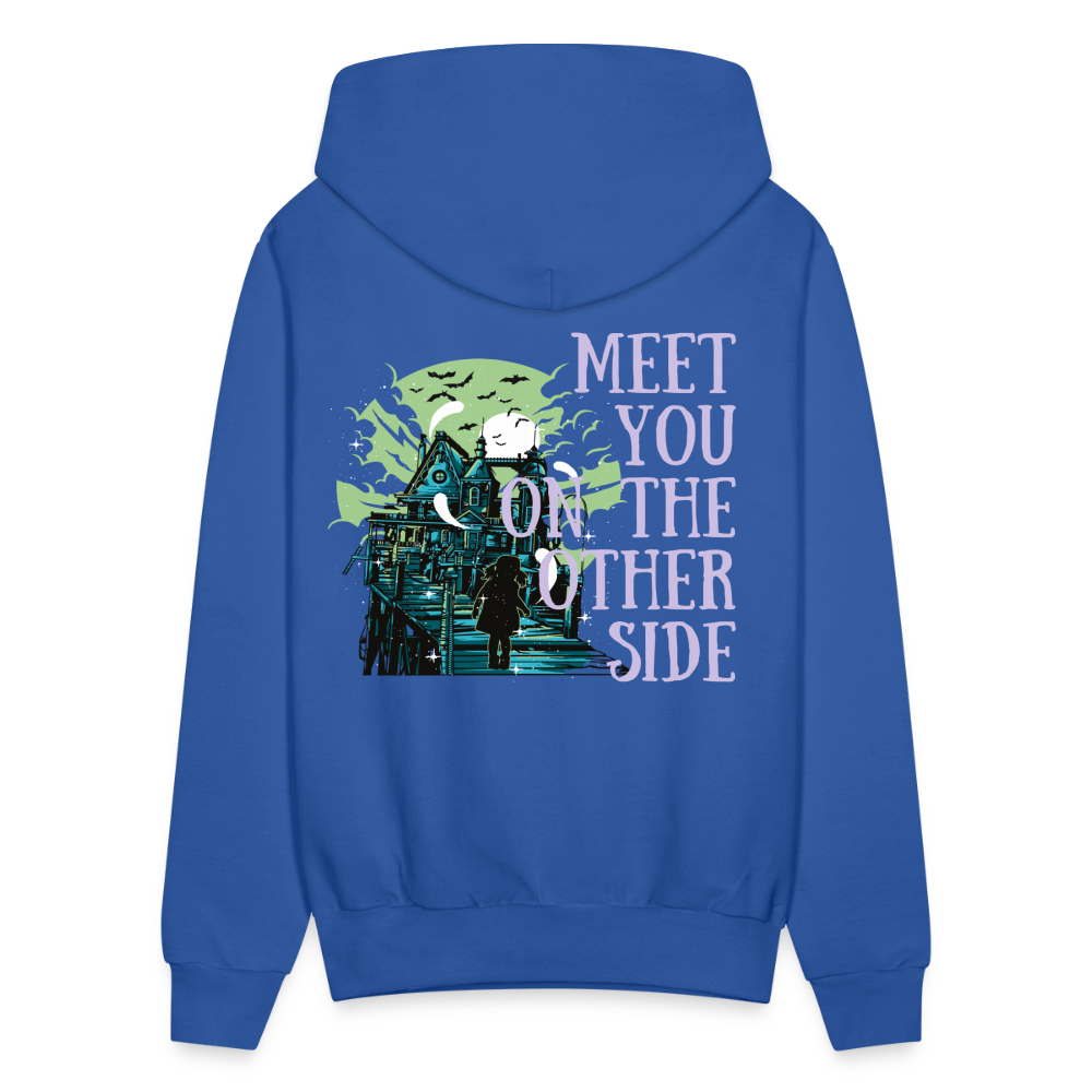 Xo. Meet you on the other side Hoodie - royal blue